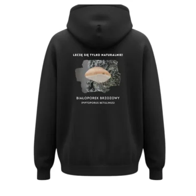 BLUZA Z KAPTUREM - BIAŁOPOREK BRZOZOWY