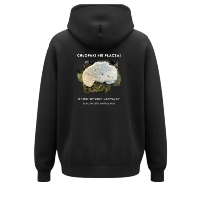 BLUZA Z KAPTUREM - DROBNOPOREK ŁZAWIĄCY