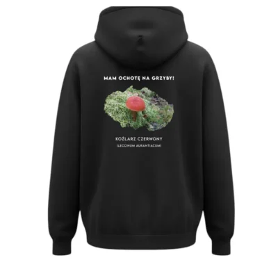 BLUZA Z KAPTUREM - KOŹLARZ CZERWONY