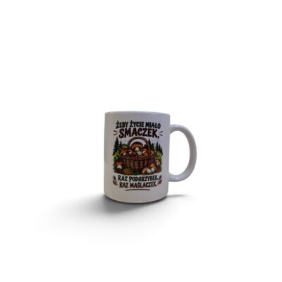 Kubek "raz podgrzybek, raz maślaczek"